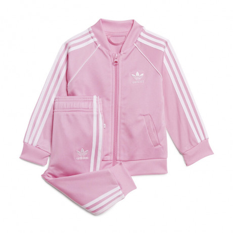 ADIDAS SST TRACKSUIT TRUE PINK WHITE 0-3MOIS - 12-18 MOIS