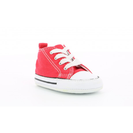 CONVERSE FIRST STAR CVS TOILE ROUGE 18-20