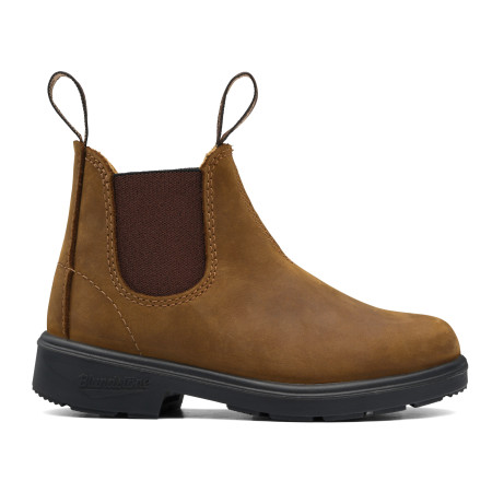 BLUNDSTONE KIDS CHELSEA BOOTS 1563 CRAZY HORSE BROWN 24-36