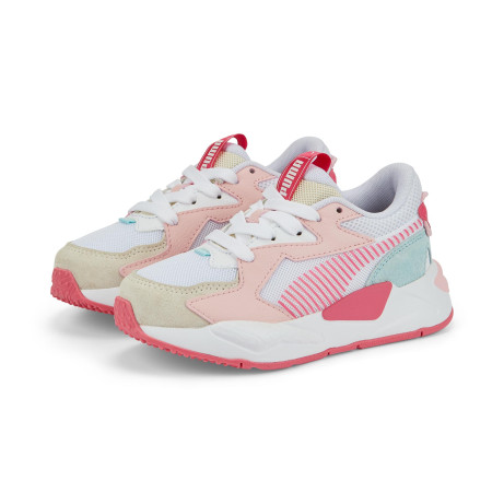 PUMA RS Z TOP PS WHITE PINK 28-35