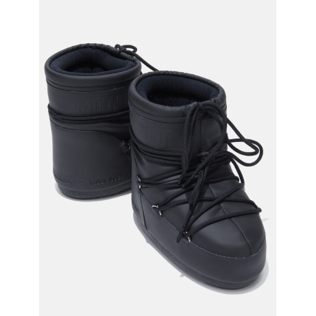 MOON BOOT ICON LOW RUBBER BLACK 33-41