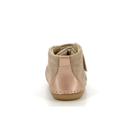 KICKERS SABIO COW SUEDE CHAMPAGNE 18-23