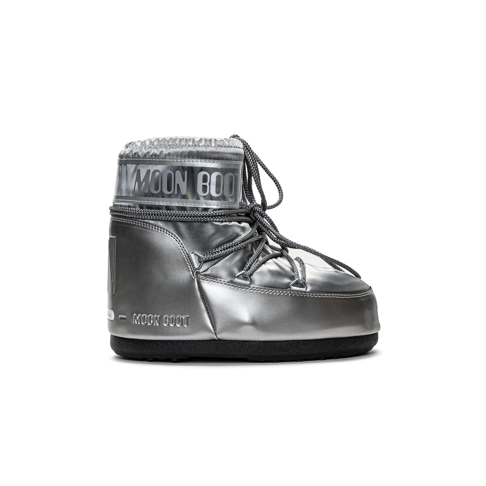 MOON BOOT ICON LOW GLANCE SILVER