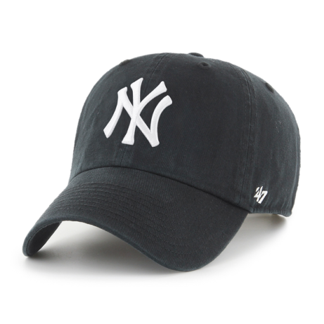 47 CAP KIDS MLB NEW YORK YANKEES CLEAN UP BLACK
